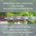 thumbnail image 5 of EISENSP 6.3 Inch Heavy-Duty Spiral Landscape Spike, Galvanized Garden Stake / Anchors for Paver Edging, Weed Barriers, Turf, House Construction, Carpentry Nail, Tent, Garden Plants (50 Pack), 5 of 5