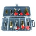 thumbnail image 2 of Opolski Pack Of 10/Box Lightweight Fishing Lures 3 Hooks Metal Sharp Simulation Sequins Baits Kit for Outdoor, 2 of 7