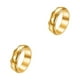thumbnail image 1 of Minnieouse Anillo de moda ligero portátil de moda anillos de dedo resistente impermeable tamaño pequeño joyería hombres regalo Festival 7 oro 7 oro 2piezas, 1 of 6