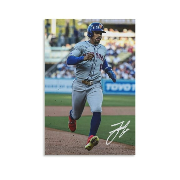 Francisco Lindor Canvas Poster Posters Wall Art Painting Canvas Gift Living Room Prints Bedroom Decor Poster Artworks 16x24inch(40x60cm)