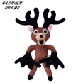 thumbnail image 3 of Plush Deer Figure Long-Arm Stuffed Animal, Soft Antler Plush Doll, Novelty Cartoon Plush Decor, Cute Fabric Plush Ornament, Lightweight Display Plush for Home Desk Shelf Holiday Gift, 3 of 8