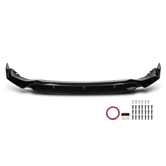 Front Bumper Lip Splitter Fit For 2019-2023 BMW X5 M Sport Glossy Black