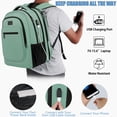 thumbnail image 3 of Mochila para portátil MATEIN, ampliable, puerto USB de 15,6 pulgadas, resistente al agua, 3 of 9