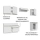 thumbnail image 4 of Cocina Integral Completa Madesa Glamy 260cm Blanco, 4 of 10