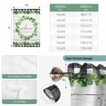 thumbnail image 6 of Spring Eucalyptus Leaves Tie Up Curtains for Windows, Adjustable Balloon Window Shades, Farmhouse Botanical Gray Wood Kitchen Window Treatments Adjustable Roll Up Curtain for Basement/Nursery 52"x45", 6 of 8