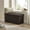 Brown, variant on SONGMICS Storage Ottoman Bench, 15 x 43 x 15 Inches, Ottoman with Storage, End of Bed Bench, for Living Room, Bedroom, Dark Gray