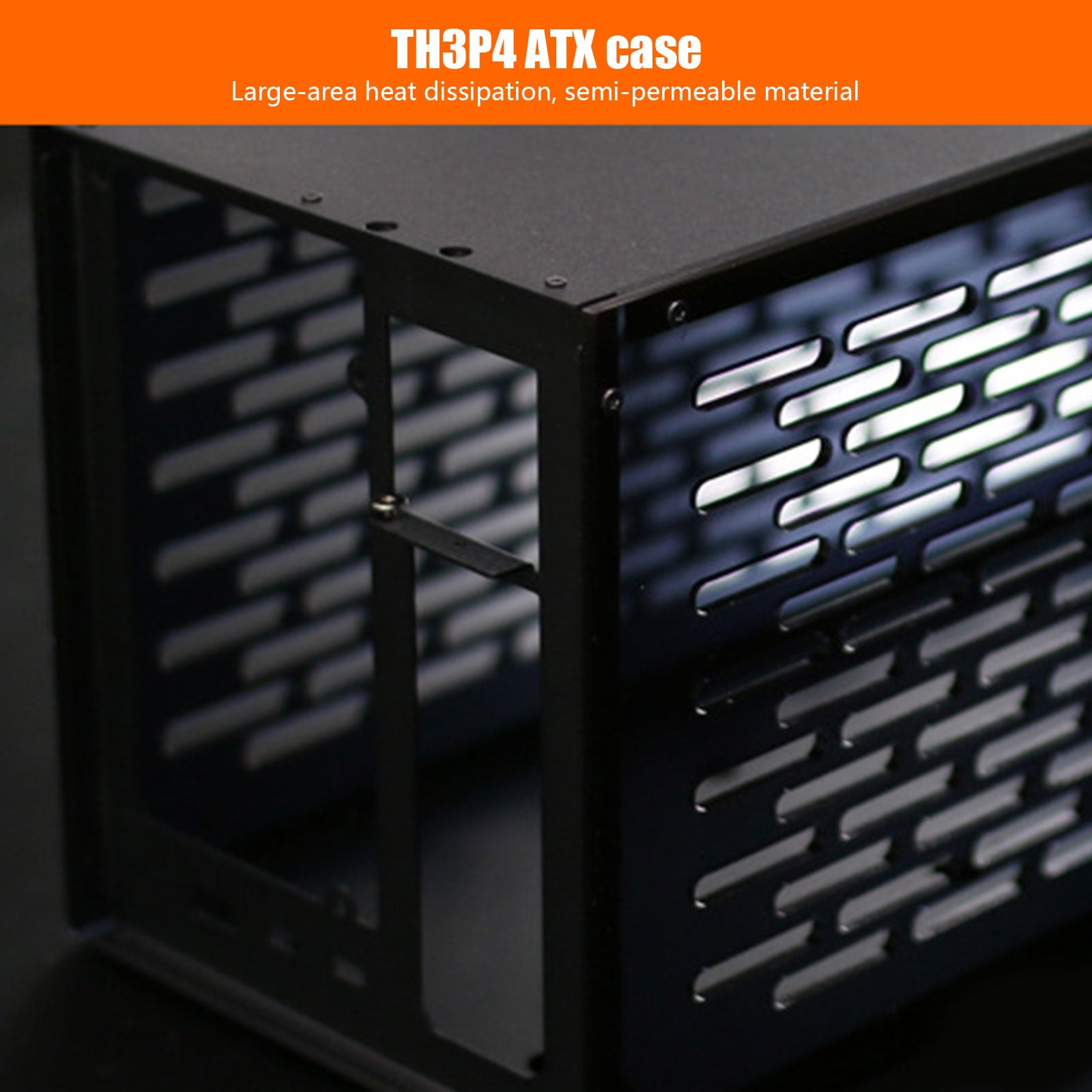 1Set TH3P4G3 Metal Housing Box Gaming GPU Expansion Case with Bracket Enhancing Graphics Capabilities