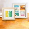 thumbnail image 3 of JUNWELL Simple Exquisite Wooden Stick Photo Frame Display the Picture of Beautiful Lives 4x4 In, 3 of 5