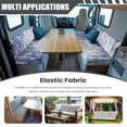 thumbnail image 3 of FOR U DESIGNS Hummingbird Wisteria Print 2 Pack RV Dinette Cushion Covers Stretch Camper Cushion Slipcover Replacement RV Couch Cover Furniture Protector for RV Camper Car Bench, 3 of 7
