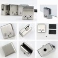 thumbnail image 4 of 10 Pack 304 Stainless Steel Glass Clamps Suitable for 6-10mm Window Glass Adjustable Flat Glass Bracket Staircase Balustrade Polished Handrail-2025, 4 of 4