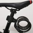 thumbnail image 3 of Bike Locks Cable Coiled Secure Resettable Combination Bike Cable Lock with Mounting Bracket, 3 of 9