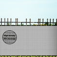 thumbnail image 3 of Bibana 6ft x 50ft Privacy Fence Screen Windscreen Shade Cloth for Garden and Balcony - Gray, 3 of 6