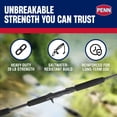 thumbnail image 3 of Penn Carnage III Inshore Casting Fishing Rod, 7 Feet, Load Rating 12 to 20 Lbs, Black, 3 of 10