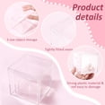 thumbnail image 4 of 12 Pcs 3 Sizes Square Transparent Display Boxes Acrylic Display Case Small Acrylic Box with Lids Gifts Box Storage Display Box Organizer Clear, 4 of 7