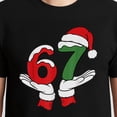 thumbnail image 3 of 67 Christmas 6 7 Meme Pajamas T-Shirt – Holiday Gen Alpha Slang – Funny Family Gathering, 3 of 6