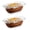 Premium - 2pc Loaf Set, variant on Baker's Basics 3-Piece Rectangular Glass Casserole Baking Dish Set, Clear, 2 Qt, 2.7 Qt, 3.4 Qt, Transparent, Stackable, Dishwasher Safe