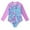 Purple Mermaid, variant on URMAGIC Kids Girls Zip Up Long Sleeve Rash Guard One-Piece Swimsuit Bathing Suit Swimwear 2-12Y