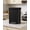 Black, variant on TEQIN Step-On Trash Can, Kitchen Garbage Bin With Soft Close Lid,Rustproof Stainless Steel Kitchen Trash Bin, Inner Bucket Rim & Rear Handle, 13 Gallon / 50 Liter