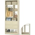 Homieasy Freestanding 24" Closet System with 2 Wood Drawers, 2FT Small