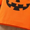 thumbnail image 7 of Toddler Boy Outfits Little Boys Autumn Winter Graphic Long Sleeve Elastic Waist 0-24M Halloween Set 2 Piece, 7 of 7