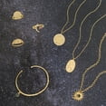 thumbnail image 2 of Celestial Medallion Necklace with Cubic Zirconia Star, Lightning, Evil Eye, Heart, Moon, 2 of 2