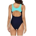 thumbnail image 5 of Tejiojio Plus Size Swimming Suits for Women Clearances Ladies' New Fashion Splicing Swimsuit Funny Casual Bikini Piece Swimsuit, 5 of 6