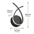 thumbnail image 3 of Artika Gamma Modern LED Wall Sconce 5 CCT Black Accent Lighting, 3 of 9