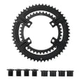 thumbnail image 2 of for 105 R7000 R8000 Fc-R9100 Asymmetric Road Chainring 50 34T 110Bcd 52-36T, 2 of 9