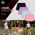 thumbnail image 7 of RBX Girls Athletic Shorts Breathable Performance Double Mesh Gym Running Dolphin Shorts, 7 of 7