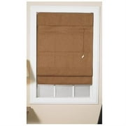 Radiance Fabric Roman Shade, Cocoa Bean
