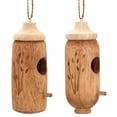 thumbnail image 1 of Casa de colibrí Uxcell, 2 paquetes de casas para colibríes, nido de madera para colibrí, columpio para colibrí para colgar afuera, 1 of 1