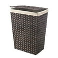 thumbnail image 1 of Whitmor Rattique Laundry Hamper with Lid and Removable Liner - Espresso, 1 of 1