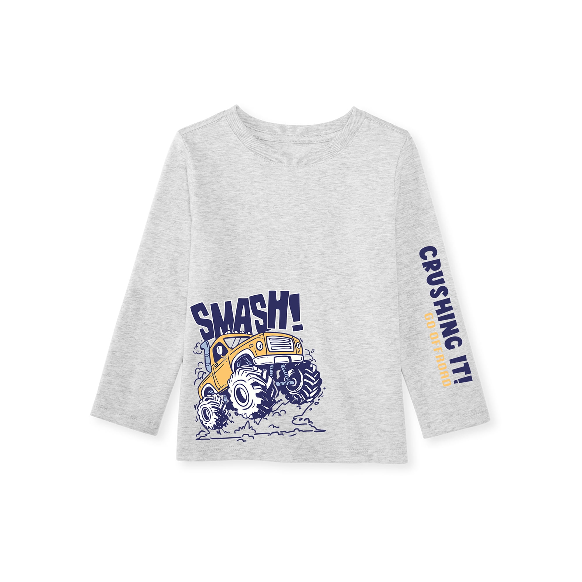 Garanimals Baby & Toddler Boys Long Sleeve Shirts, Single & 3-Pack, Sizes 0-6T