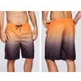 thumbnail image 1 of Pantalones cortos degradados para hombre, pantalones de playa con cordón, bañador de secado rápido, 1 of 3
