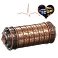 thumbnail image 1 of Labymos Code Toys Metal Cryptex Locks Wedding Gifts Valentines's Day Gift Password Present, 1 of 8