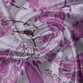 thumbnail image 7 of Ambesonne Bohemian Valance & Curtain, Chinese Hippie Blooms, 55"x30", Fuchsia Brown and Mauve, 7 of 7