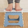 thumbnail image 3 of Taburete plegable portátil, tamaño pequeño para un fácil almacenamiento, fácil de usar para adultos en el baño, el jardín y la cocina, 3 of 3