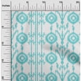 thumbnail image 1 of oneOone Organic Cotton Voile Fabric Paisley|Stripe & Circle Ikat Print Fabric By Yard 42 Inch Wide, 1 of 4