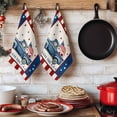 thumbnail image 6 of Independence Day Kitchen Towels Set of 3, 4th of July Truck Star Flag Blue Red Absorbent Dish Towels for Kitchen, Microfiber Hand Towel, Quick Drying Tea Towel for Cleaning Decorative Dishcloths, 6 of 7