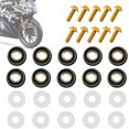 thumbnail image 1 of 10 pernos fijos de montaje en parabrisas | Tornillos para parabrisas de motocicleta, tuerca de tornillo | Perno de montaje del parabrisas | Tuercas de goma M5 para parabrisas de motocicleta | Tornillo, 1 of 6
