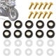 thumbnail image 1 of 10 pernos fijos de montaje en parabrisas | Tornillos para parabrisas de motocicleta, tuerca de tornillo | Perno de montaje del parabrisas | Tuercas de goma M5 para parabrisas de motocicleta | Tornillo, 1 of 6