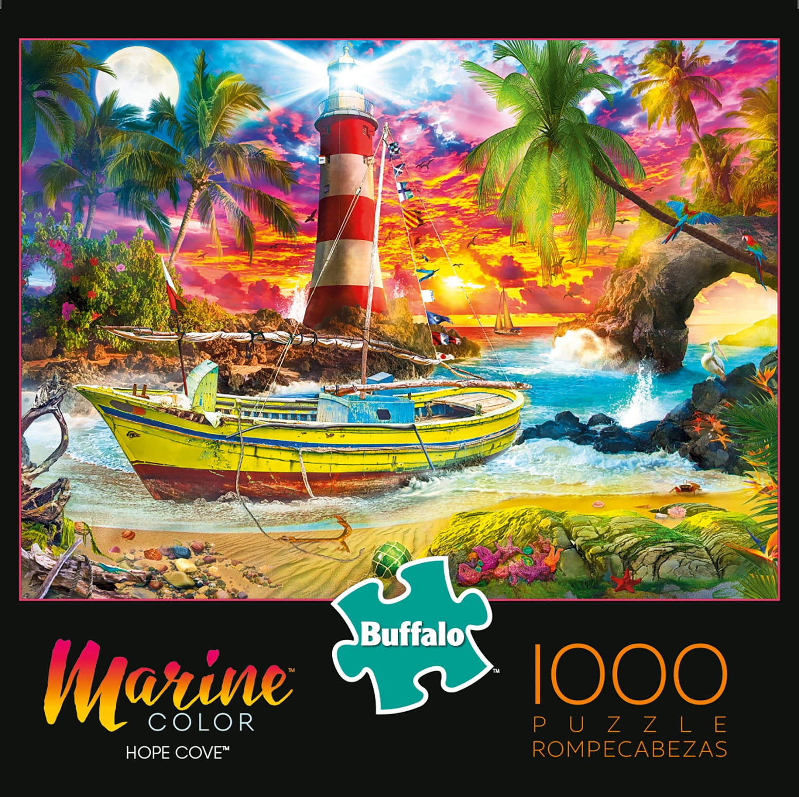 Buffalo Marine Color Hope Cove 1000 Piece Jigsaw Puzzle 