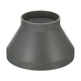 thumbnail image 1 of Unique Bargains Raccord Réducteur de Conduit de 8 Pouces à 4,3 Pouces, Tube de Ventilation de Chauffage et de Refroidissement, Adaptateur Increaser Résistant au Feu pour Système d'Évent, Gris, 1 of 5