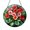 Acrylic 3.5 Inch, variant on Geranium Flower Glass Suncatcher Window Hanging, Stained Glass Style Garden Floral Home Decor