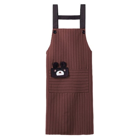 

JuJiay Kitchen Apron Oil Proof Breathable Soft Dress Format Dinner Apron