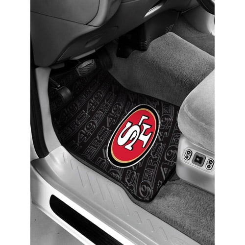 Nfl San Francisco 49ers Floor Mats Set Of 2 Walmart Com