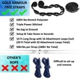 thumbnail image 3 of Hamaca de Camping Gold Armour XL Doble 2 Personas 500 lbs Gris, 3 of 6