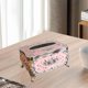 thumbnail image 5 of Sostenedor del tejido Caja De Pañuelos Decorativa Estilo Europeo Acrílico Rústico Para Bares De Hotel Rosa Plateado rosa plateado Magideal Sostenedor del tejido, 5 of 6