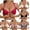 Beige-Bra, variant on Women's Solid Color Ribbed Wireless Bras Front Clasp Halter Neck Push Up Side Smoothing Breathable Adjustable Straps LingerieWhite