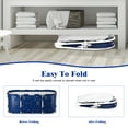 thumbnail image 4 of Queroig 47" Folding Tub, Portable Foldable Bathtub for Adults, Soaking Bathtub for Hot Bath and Ice Bath, Freestanding Surround Collapsible Bathtub, 4 of 7